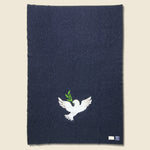 Peace Dove Small Utility Blanket - Navy - Fort Lonesome - STAG Provisions - Gift - Blankets