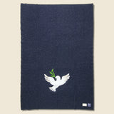 Peace Dove Small Utility Blanket - Navy - Fort Lonesome - STAG Provisions - Gift - Blankets