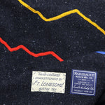 Mountain Landscape Small Utility Blanket - Navy - Fort Lonesome - STAG Provisions - Gift - Blankets