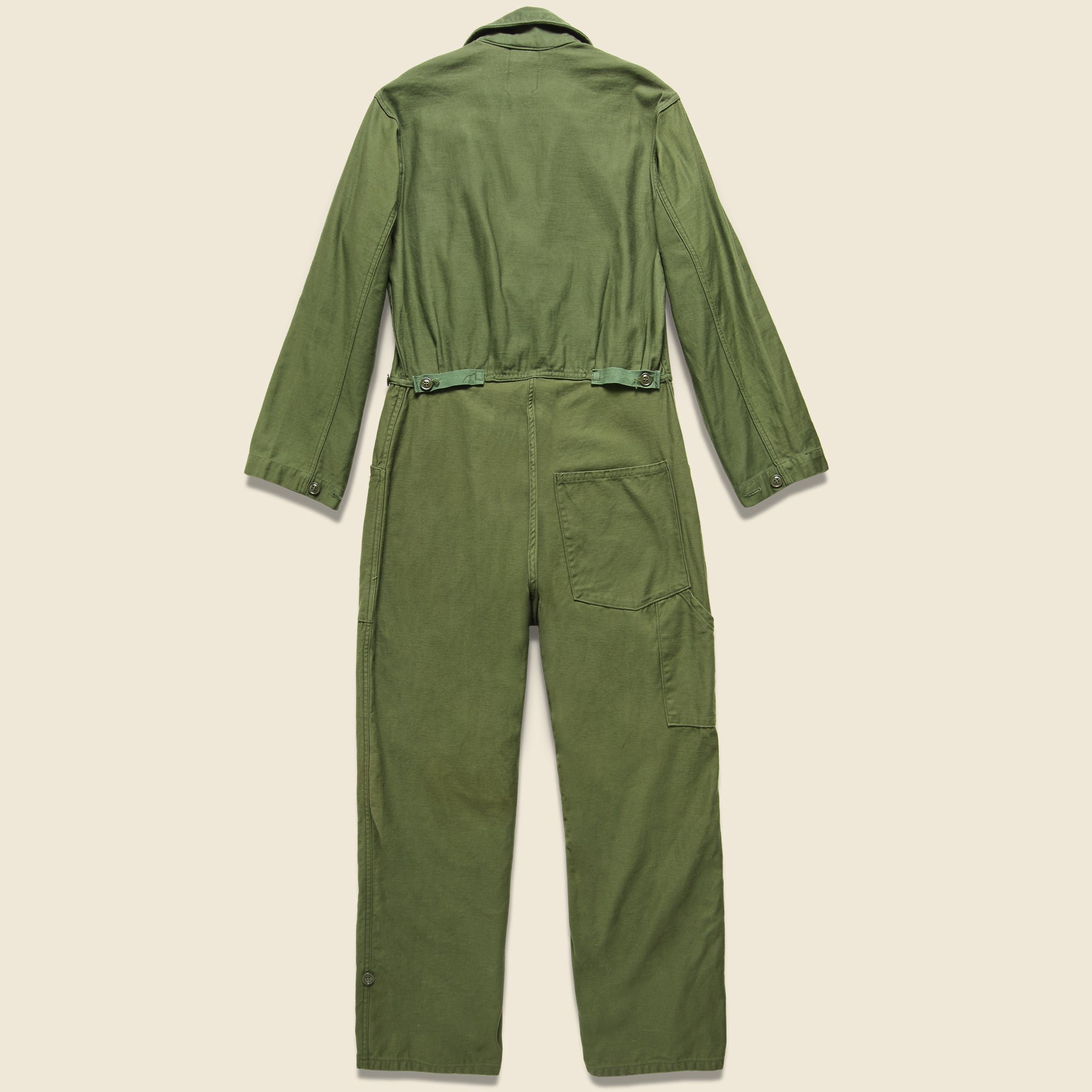 
                          Floral Flourish Military Jumpsuit - Army Green - Fort Lonesome - STAG Provisions - W - One &amp; Done - Apparel
                        