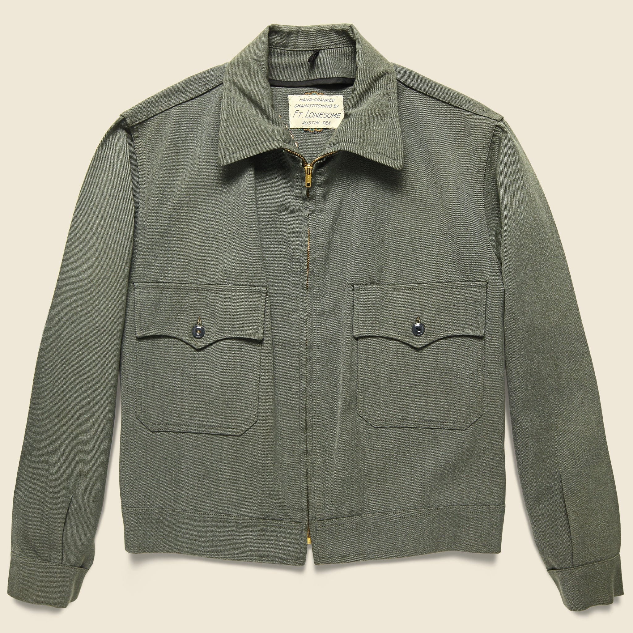 
                          Squash Blossom Military Cropped Jacket - Sage Green - Fort Lonesome - STAG Provisions - W - One &amp; Done - Apparel
                        