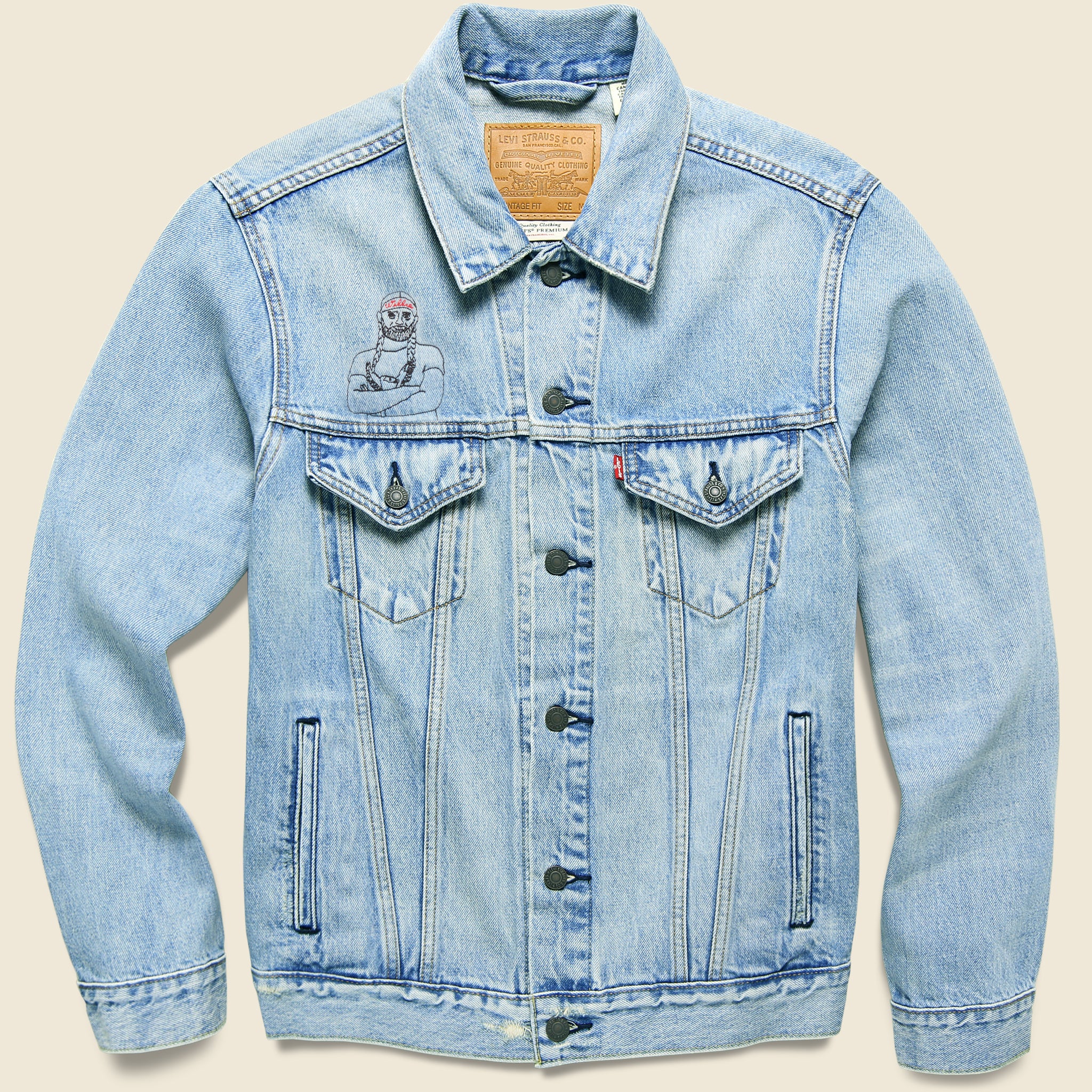 On the Road Again Trucker Jacket - Light Wash - Future Vagabond - STAG Provisions - Outerwear - Coat / Jacket