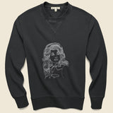 Queen of Country Crew Sweatshirt - Black - Future Vagabond - STAG Provisions - Tops - Fleece / Sweatshirt