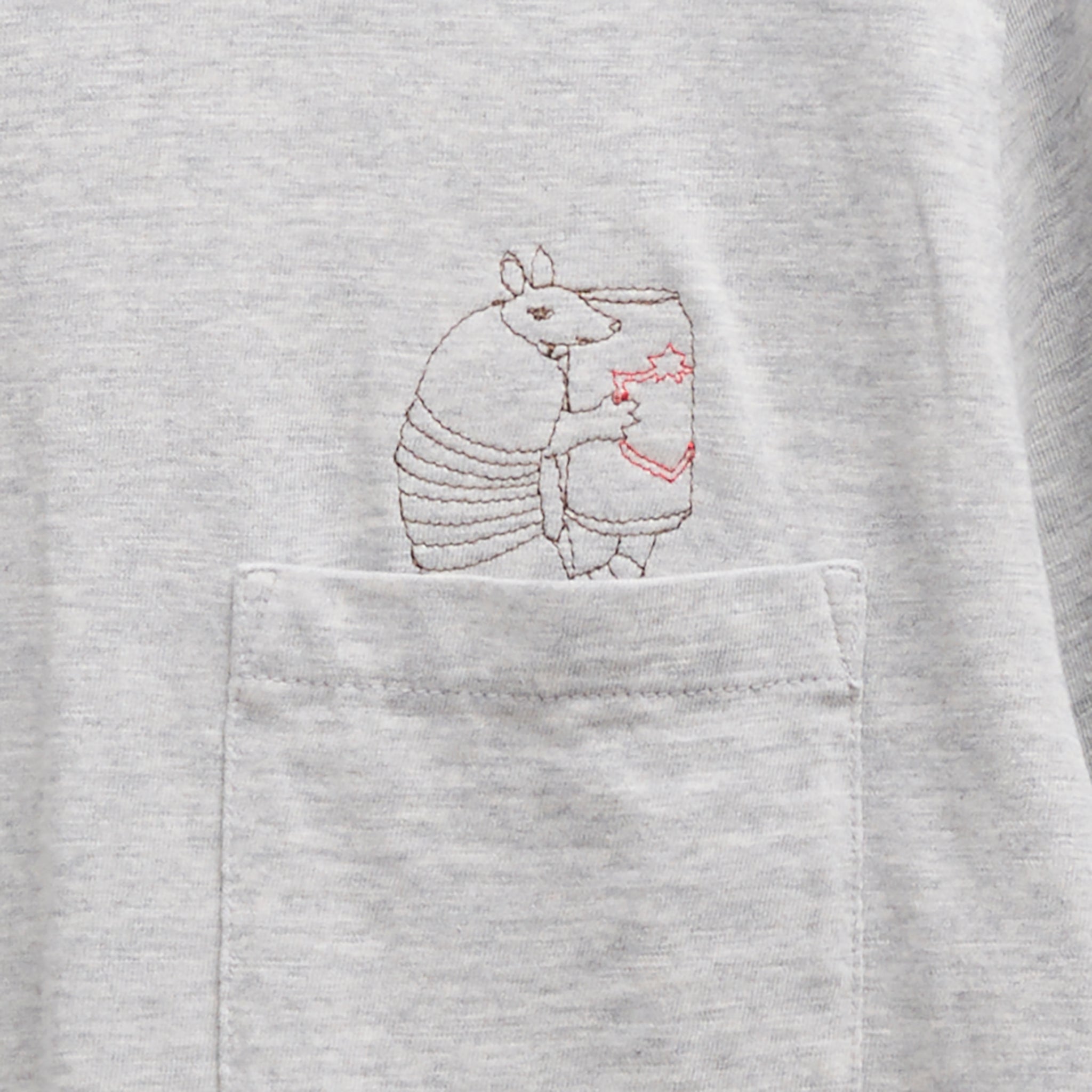 Armadillo Tee - Heather Grey - Future Vagabond - STAG Provisions - Tops - S/S Tee - Graphic