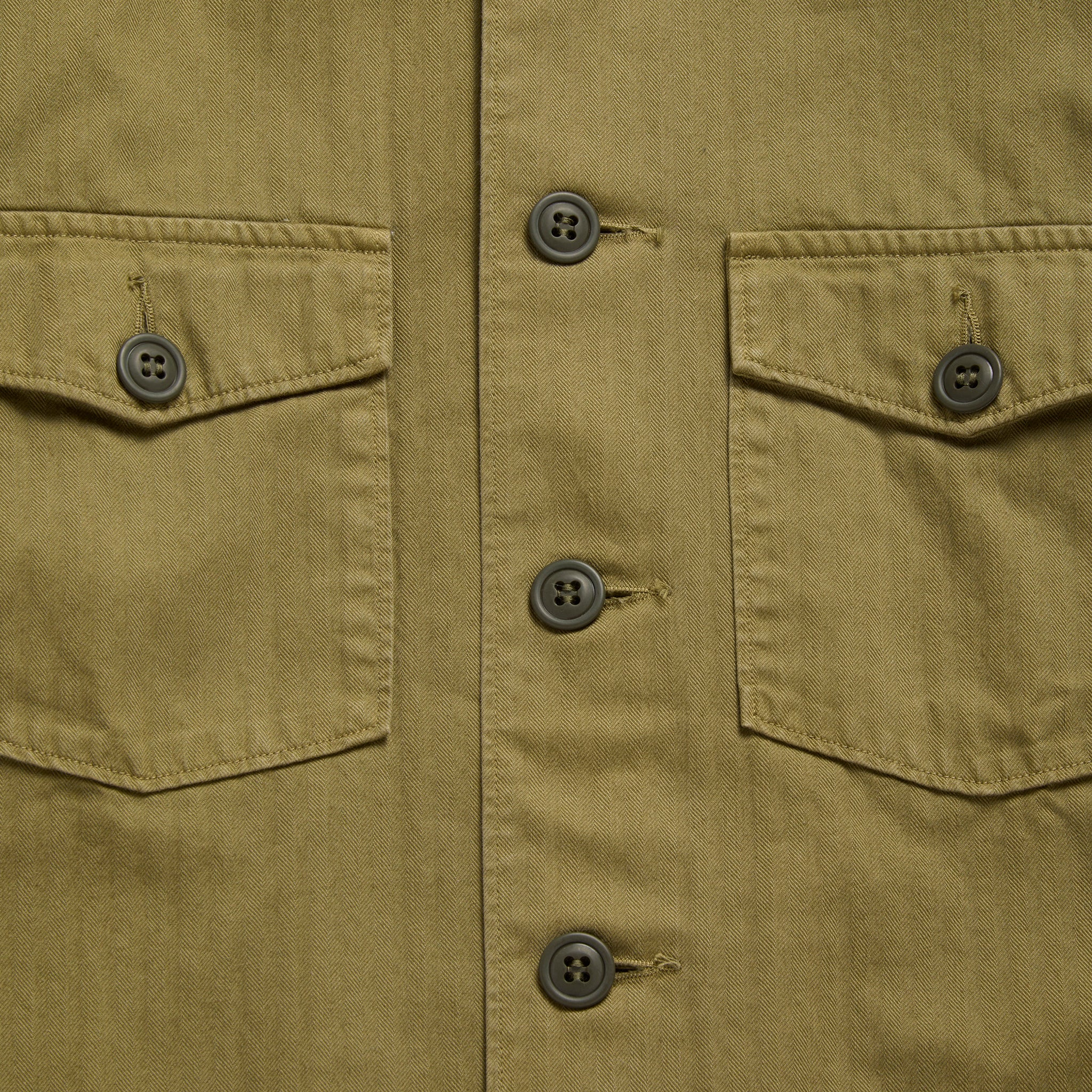 Blowin' in the Wind Shirt - Surplus Green - Future Vagabond - STAG Provisions - Tops - L/S Woven - Other Pattern