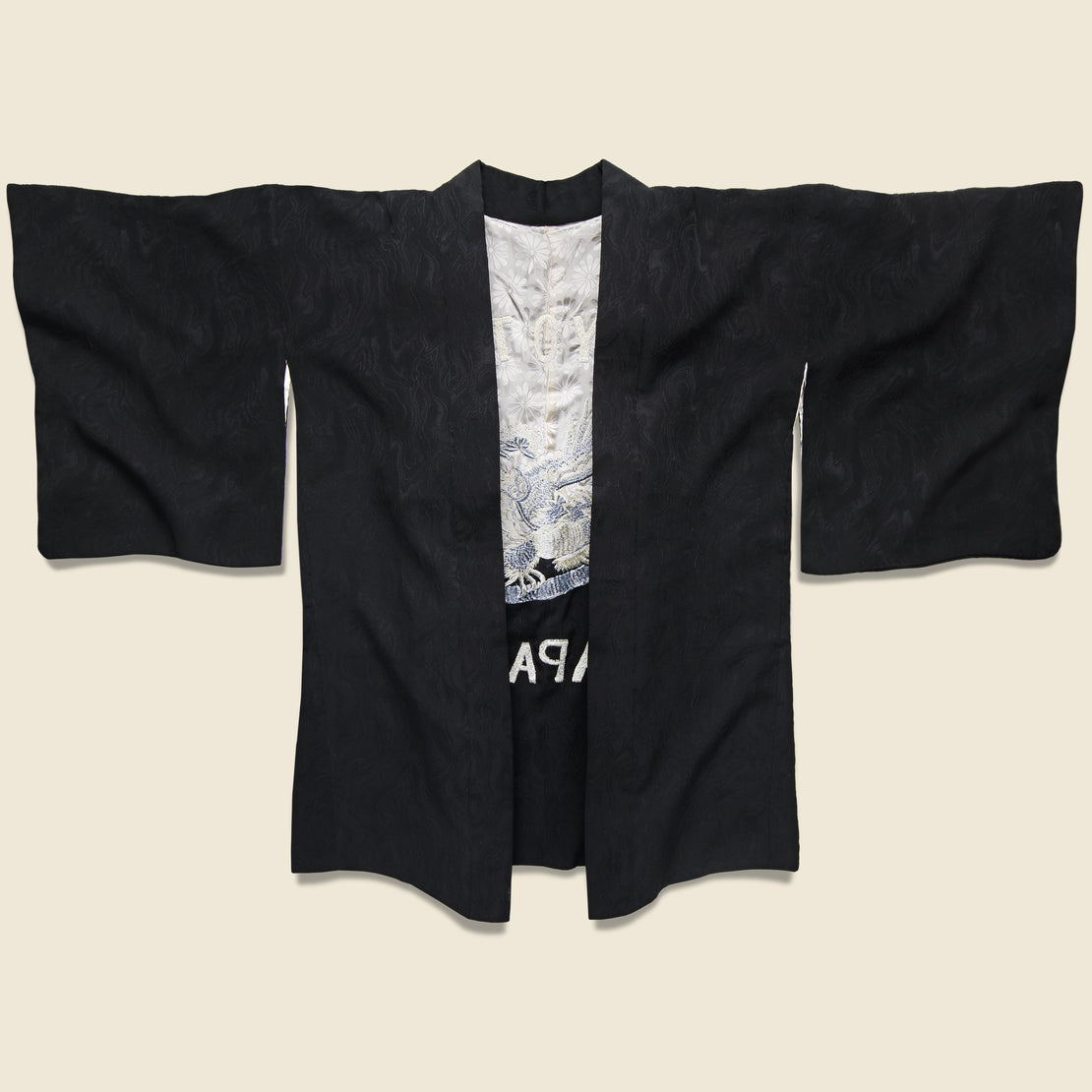 Embroidered Silk Kimono - Eagle - Vintage - STAG Provisions - W - One & Done - Apparel
