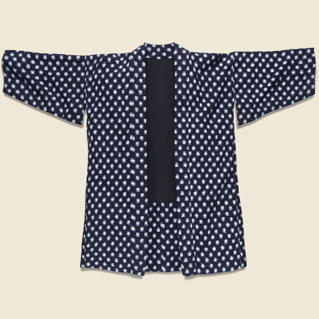 Vintage Kasuri Ikat Mid-length Kendo Jacket