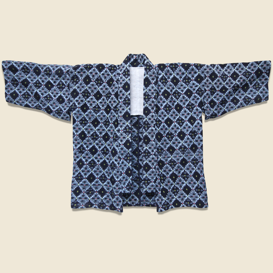 Vintage Kasuri Ikat Short Kendo Jacket