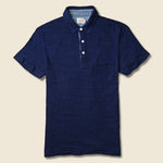 Jersey Beach Polo - Dark Wash - Faherty - STAG Provisions - Tops - S/S Knit