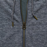Dual Knit Zip Hoodie - Washed Black - Faherty - STAG Provisions - Tops - Fleece / Sweatshirt