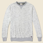 Dual Knit Crew Sweatshirt - Athletic Grey - Faherty - STAG Provisions - Tops - Fleece / Sweatshirt