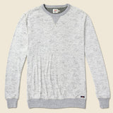 Dual Knit Crew Sweatshirt - Athletic Grey - Faherty - STAG Provisions - Tops - Fleece / Sweatshirt