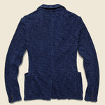 Marled Indigo Knit Blazer - Indigo - Faherty - STAG Provisions - Suiting - Sport Coat