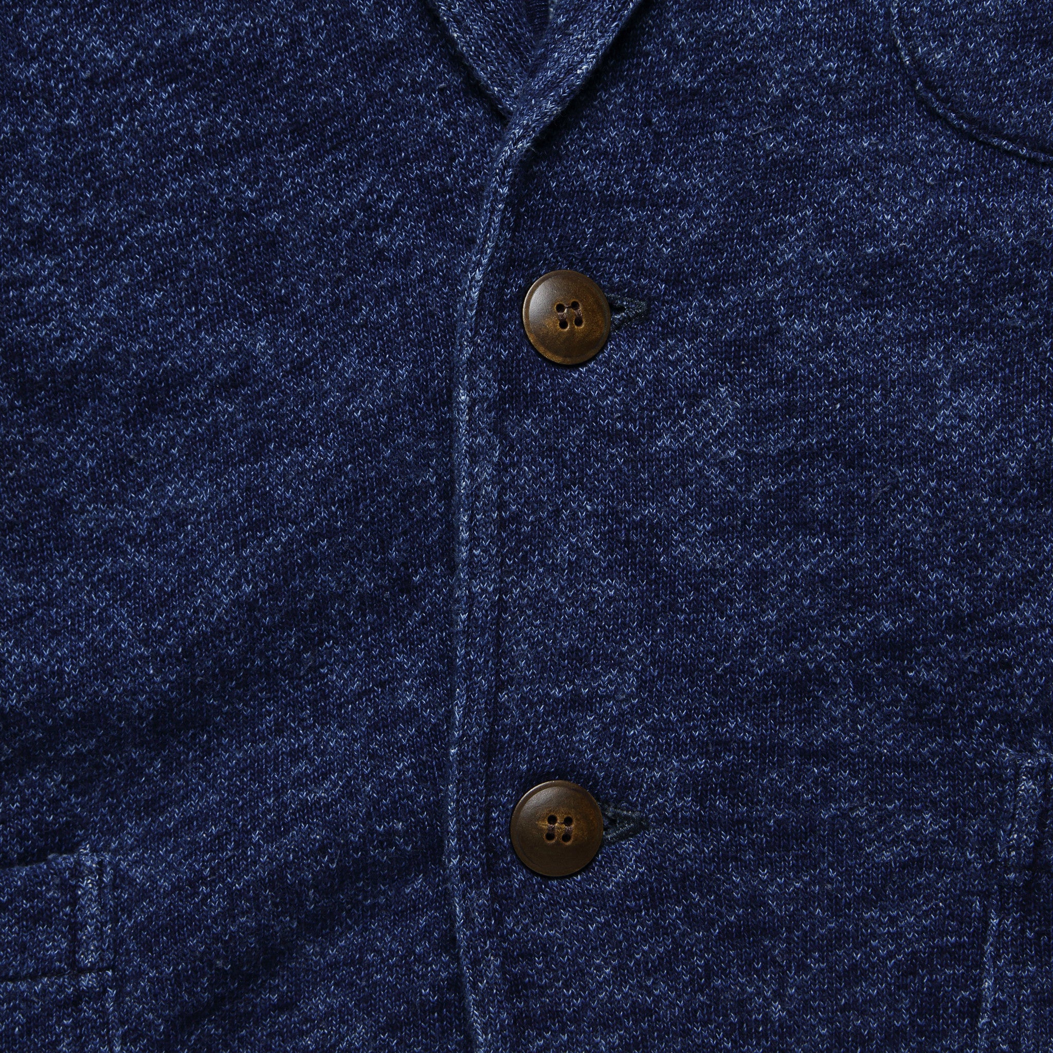 Marled Indigo Knit Blazer - Indigo - Faherty - STAG Provisions - Suiting - Sport Coat