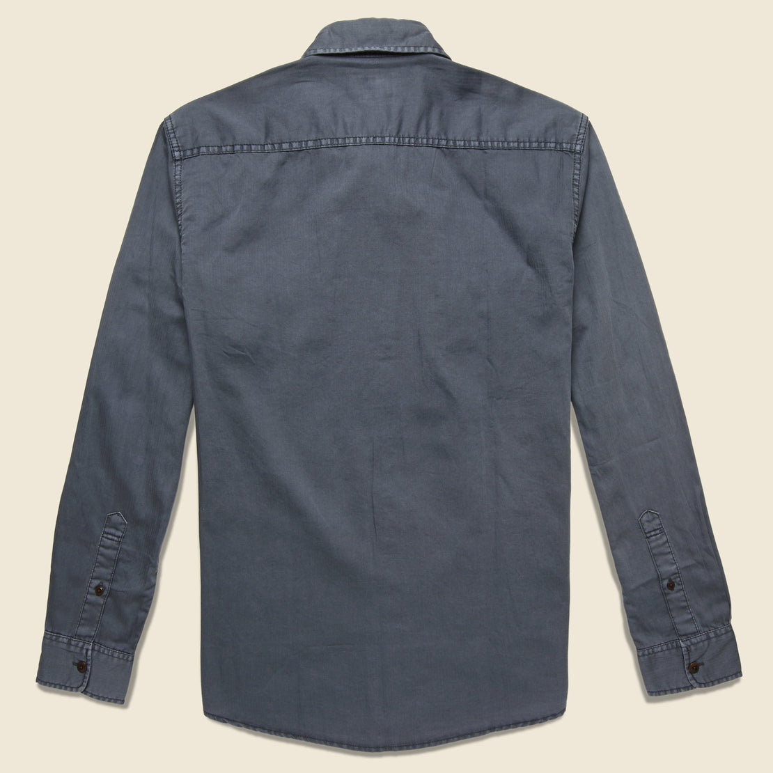 Washed Chino Shirt - Midnight - Faherty - STAG Provisions - Tops - L/S Woven - Solid