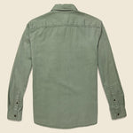 Washed Chino Shirt - Olive - Faherty - STAG Provisions - Tops - L/S Woven - Solid