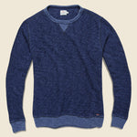 Marled Crewneck Sweatshirt - Indigo - Faherty - STAG Provisions - Tops - Fleece / Sweatshirt