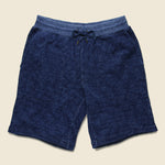 Marled Sweatshort - Indigo - Faherty - STAG Provisions - Shorts - Lounge