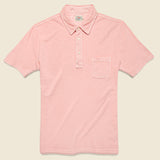 Garment Dyed Polo - Summer Pink - Faherty - STAG Provisions - Tops - S/S Knit