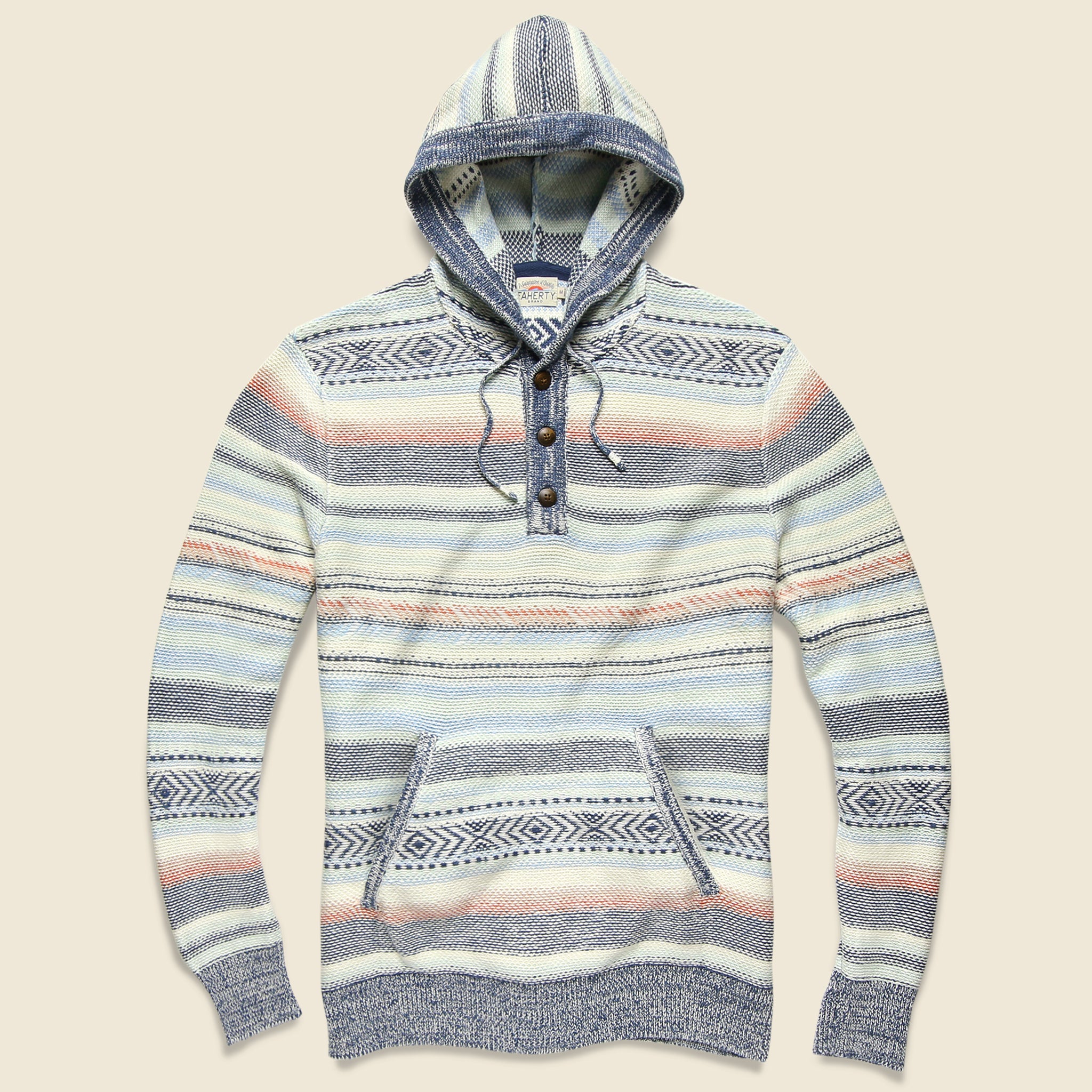 Baja Sweater Poncho - Sierra Paradise - Faherty - STAG Provisions - Tops - Sweater