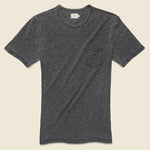 Garment Dye Pocket Tee - Black Wash - Faherty - STAG Provisions - Tops - S/S Tee