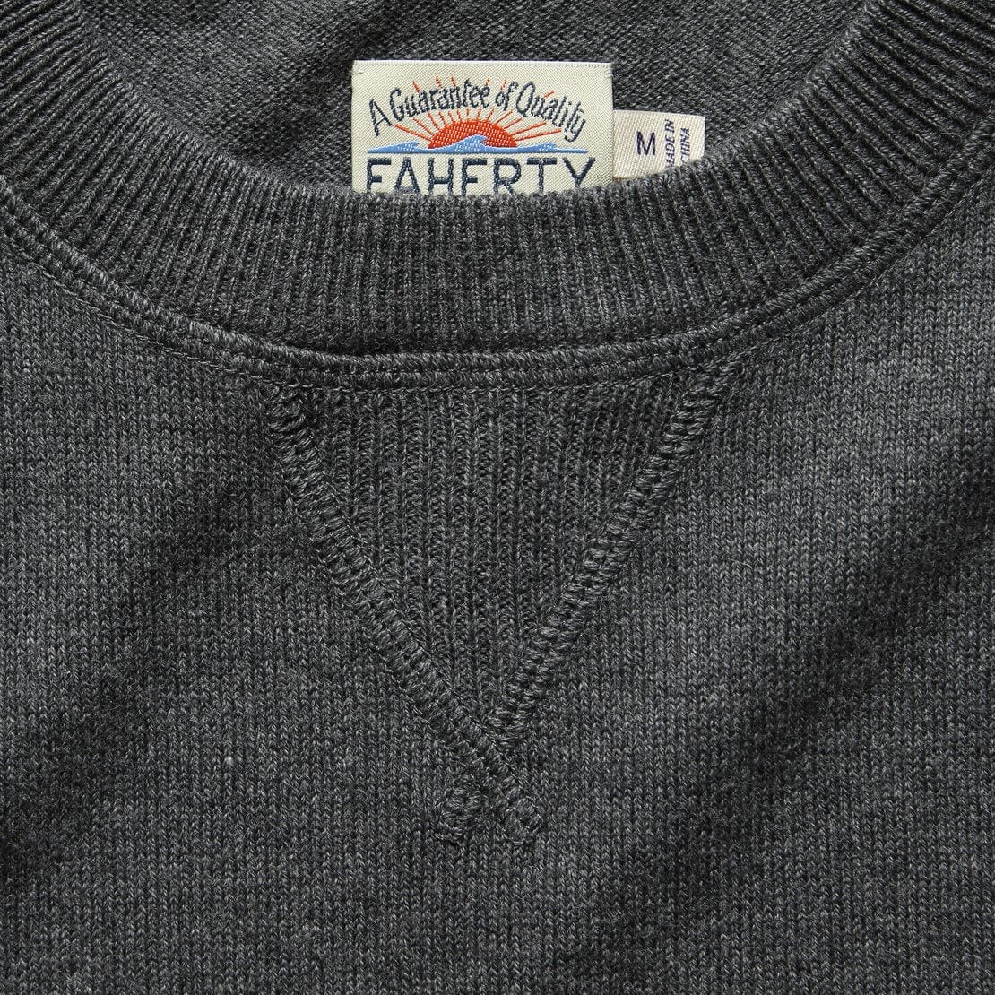 
                          Sconset Crew Sweater - Ash - Faherty - STAG Provisions - Tops - Sweater
                        