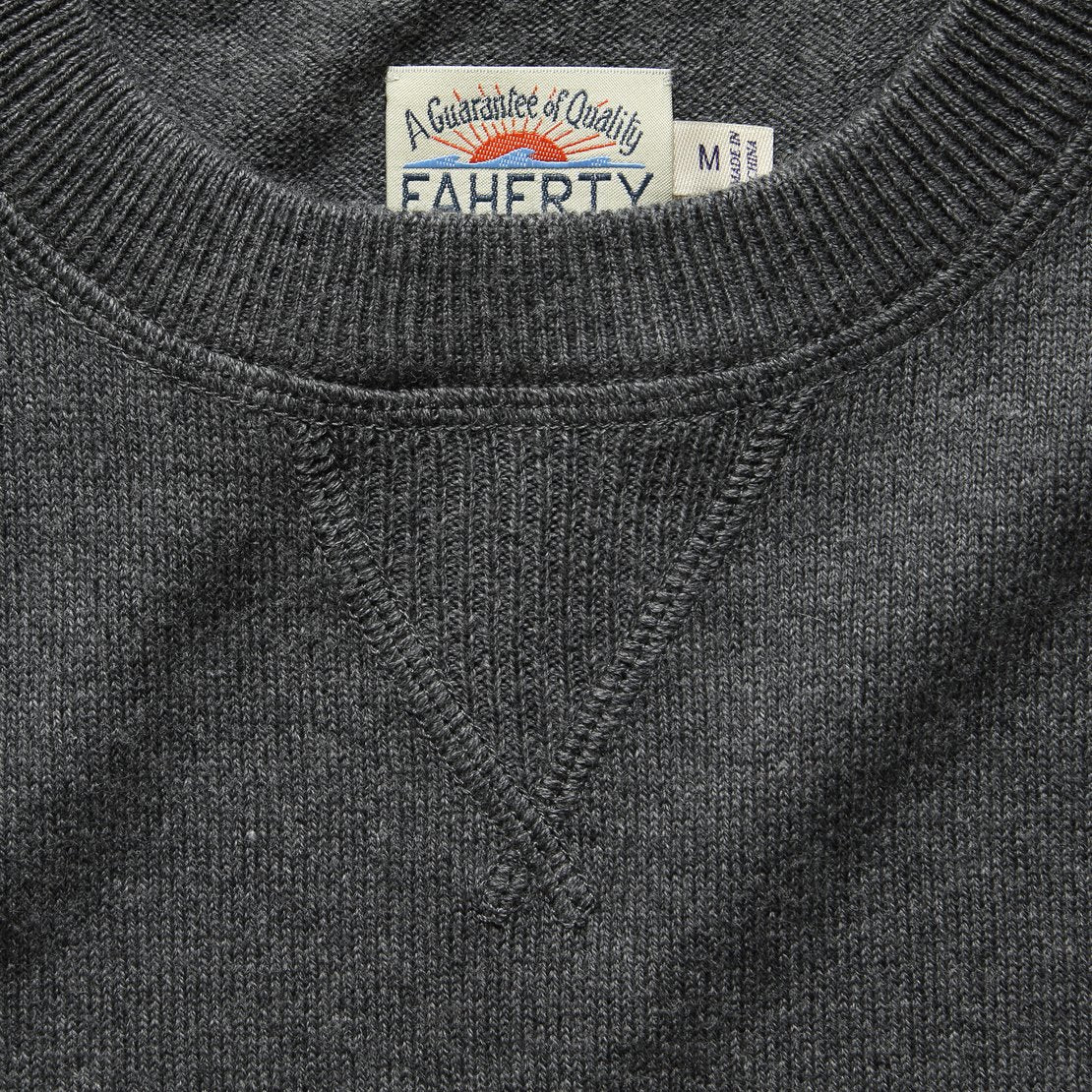 Sconset Crew Sweater - Ash - Faherty - STAG Provisions - Tops - Sweater