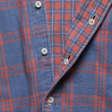 Reversible Belmar Shirt - Indigo/Red Plaid - Faherty - STAG Provisions - Tops - L/S Woven - Plaid