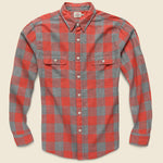 Belmar Workshirt - Red Buffalo Check - Faherty - STAG Provisions - Tops - L/S Woven - Plaid