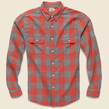 Belmar Workshirt - Red Buffalo Check - Faherty - STAG Provisions - Tops - L/S Woven - Plaid
