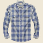 Belmar Workshirt - Grey Buffalo Check - Faherty - STAG Provisions - Tops - L/S Woven - Plaid