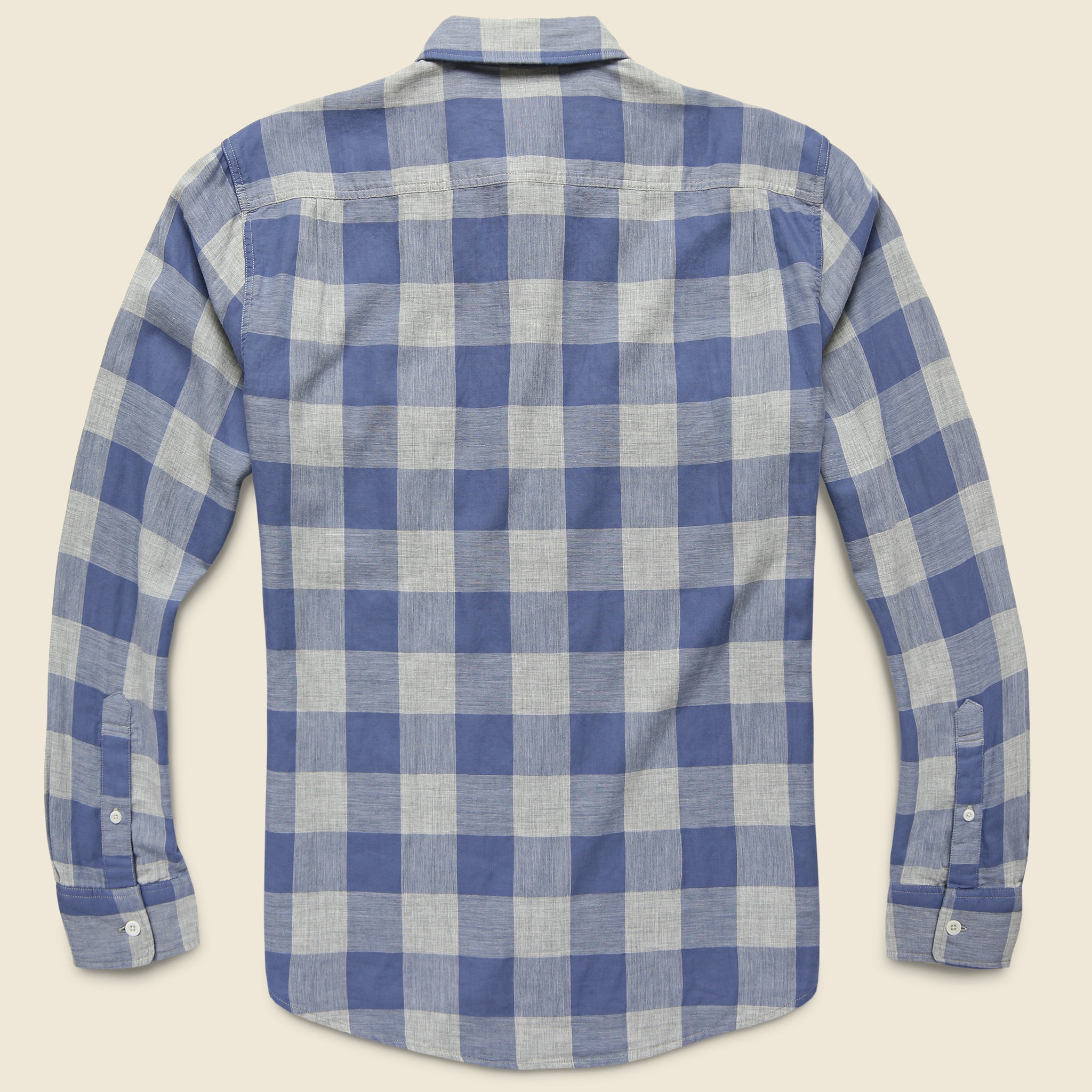 
                          Belmar Workshirt - Grey Buffalo Check - Faherty - STAG Provisions - Tops - L/S Woven - Plaid
                        