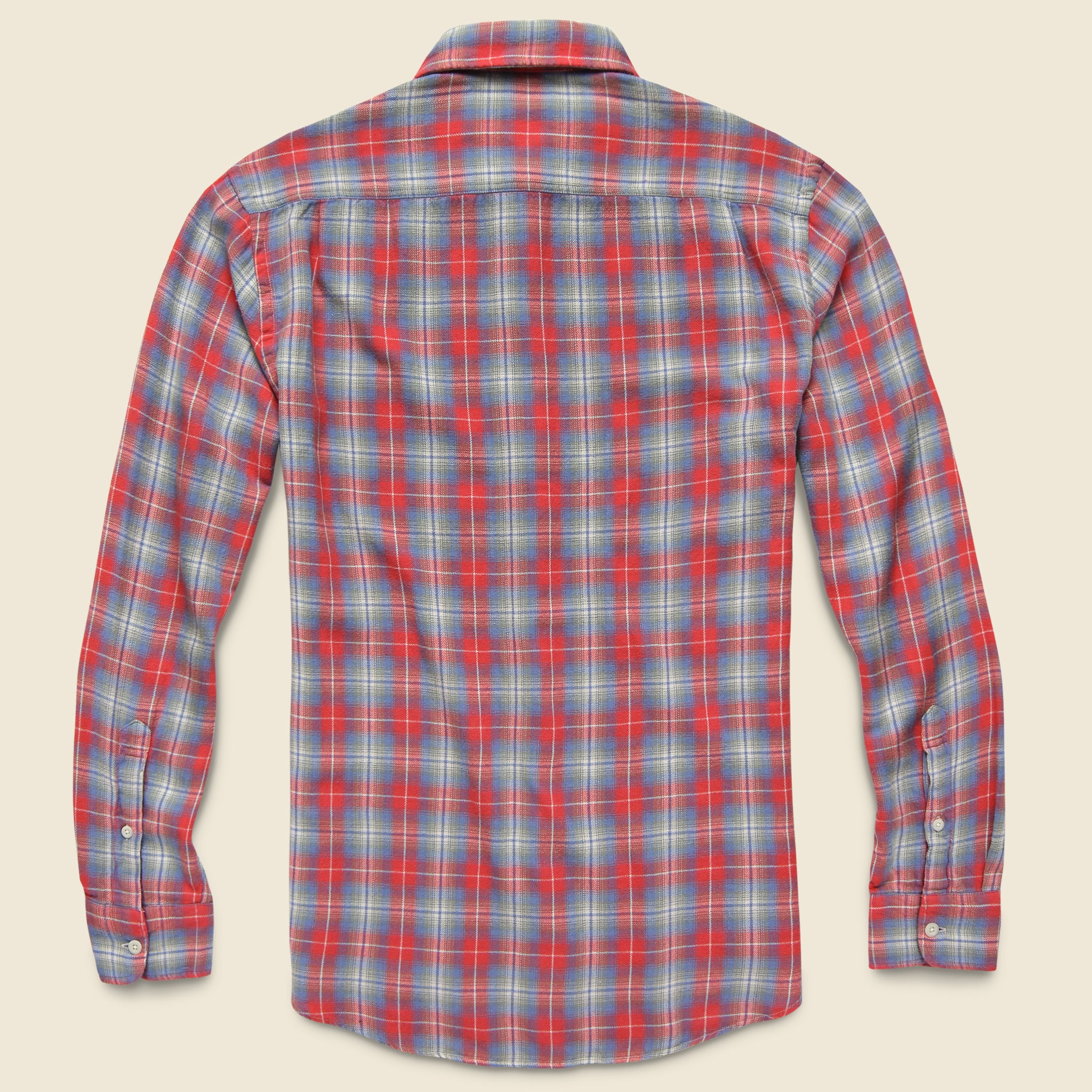 Organic Cotton Field Shirt - Red Blue Plaid - Faherty - STAG Provisions - Tops - L/S Woven - Plaid