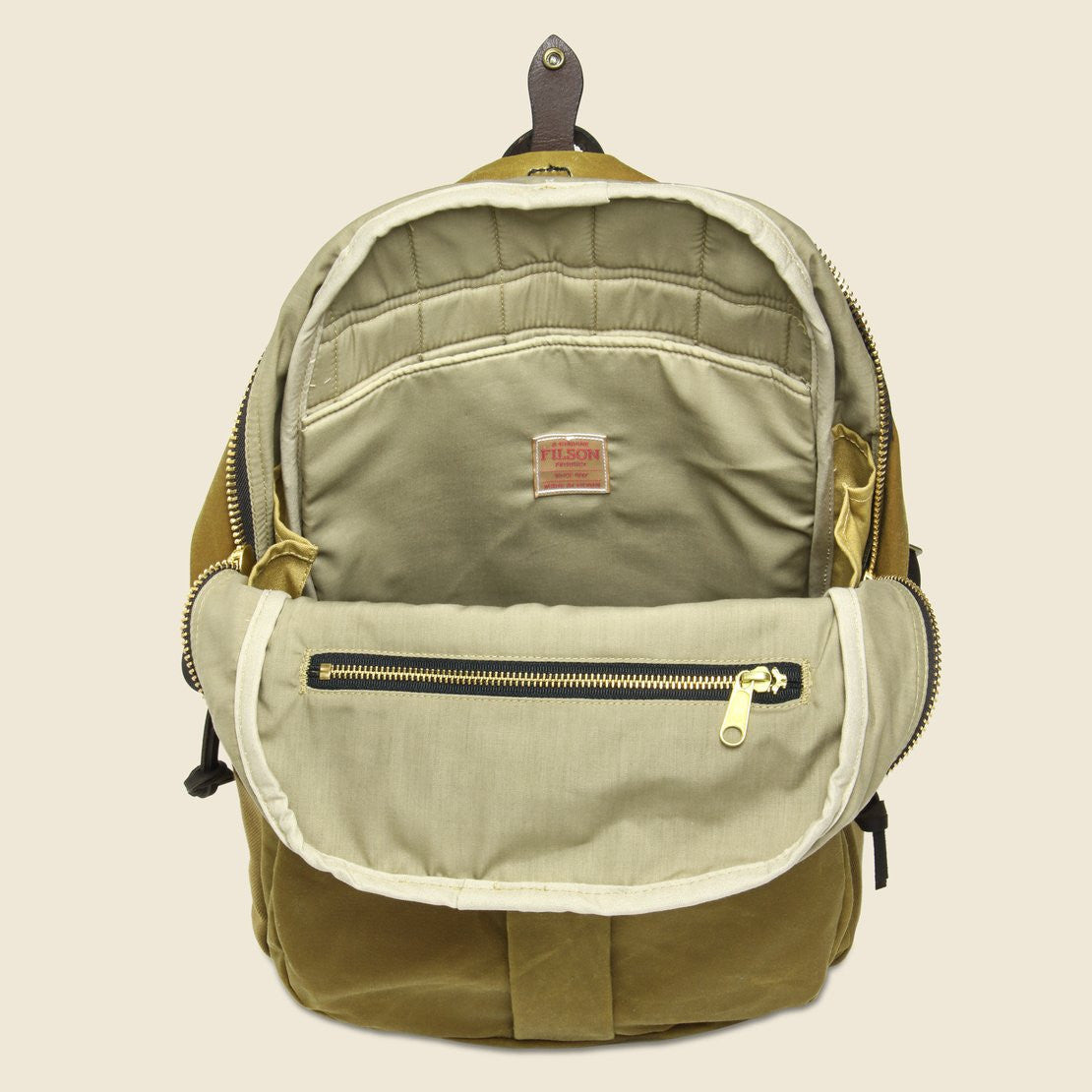 Tin Cloth Journeyman Backpack - Tan - Filson - STAG Provisions - Accessories - Bags / Luggage