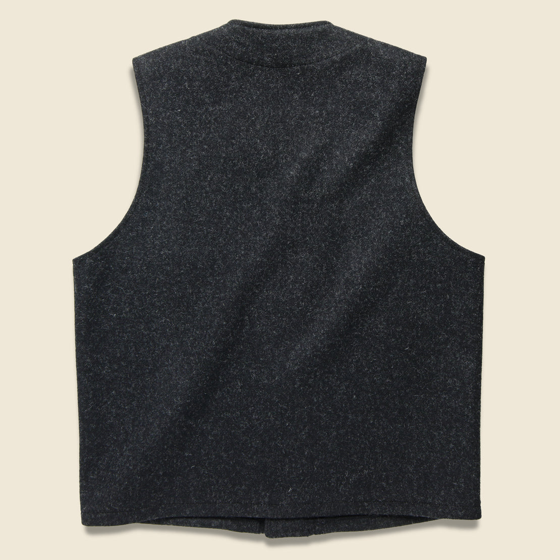 Mackinaw Wool Vest - Charcoal