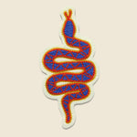 Patch - Red/Blue Snake - Fort Lonesome - STAG Provisions - Accessories - Patches