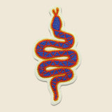 Patch - Red/Blue Snake - Fort Lonesome - STAG Provisions - Accessories - Patches