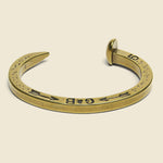 The Original Railroad Spike Cuff - Antique Brass - Giles & Brother - STAG Provisions - Accessories - Cuffs