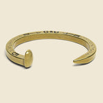 The Original Railroad Spike Cuff - Antique Brass - Giles & Brother - STAG Provisions - Accessories - Cuffs