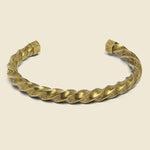 Twisted Cuff - Brass - Giles & Brother - STAG Provisions - Accessories - Cuffs