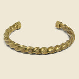 Twisted Cuff - Brass - Giles & Brother - STAG Provisions - Accessories - Cuffs