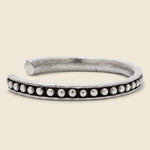 Beaded Cuff - Silver Oxide - Giles & Brother - STAG Provisions - Accessories - Cuffs