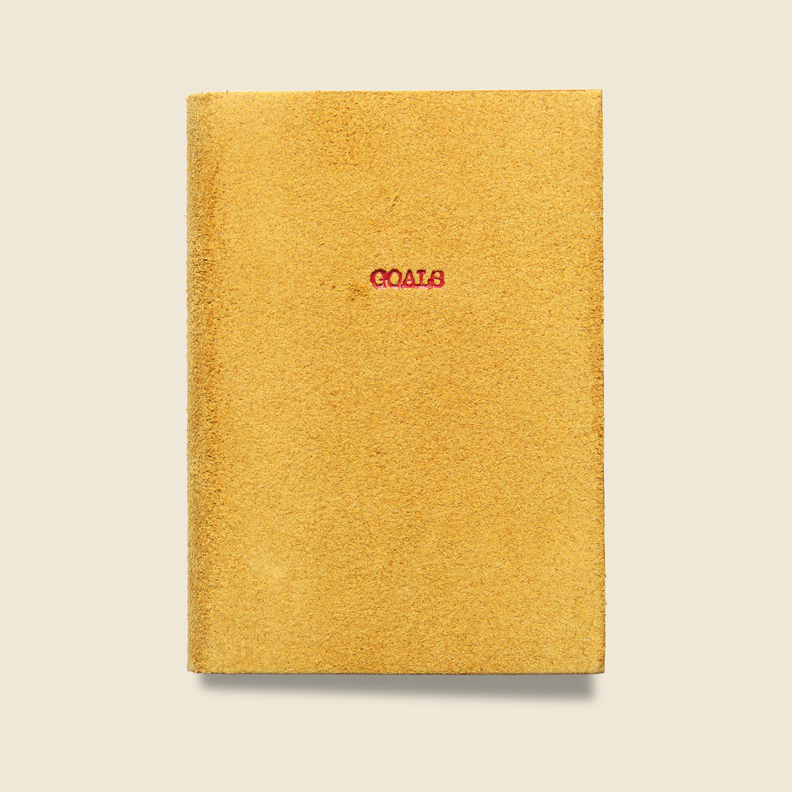 Paper Goods "GOALS" Leather Journal - Yellow