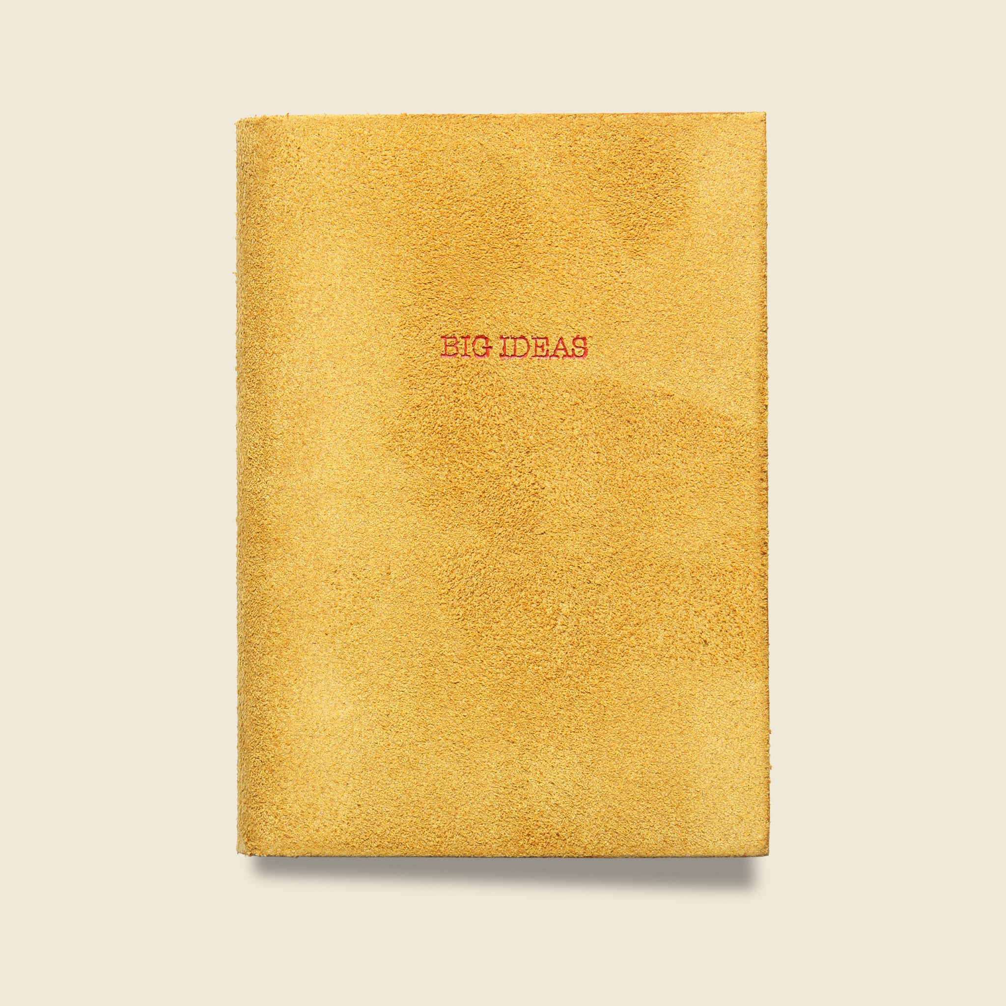"BIG IDEAS" Leather Journal - Yellow - Paper Goods - STAG Provisions - Gift - Stationery