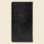 2021 Embossed Leather Pocket Datebook - Black Crocodile - Paper Goods - STAG Provisions - Gift - Stationery
