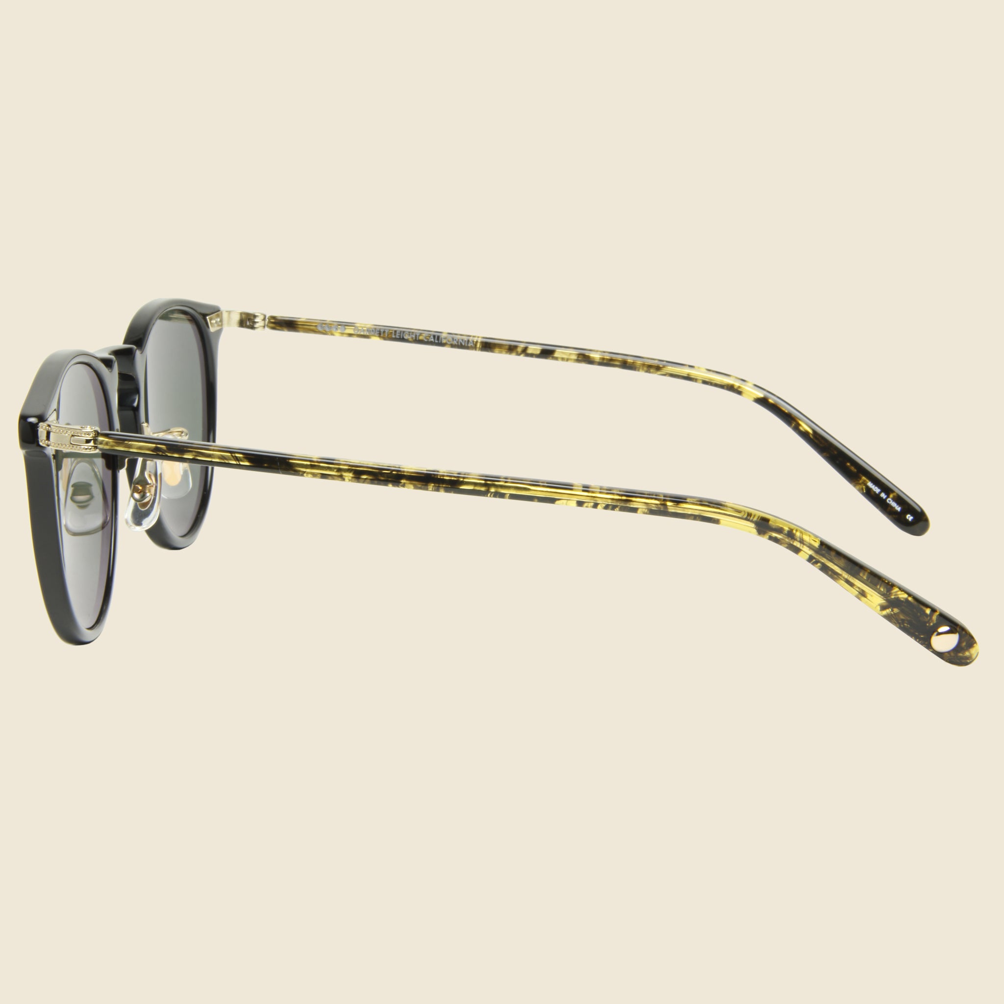 
                          Ocean 46mm - Black Amber/Gold - Garrett Leight - STAG Provisions - Accessories - Eyewear
                        