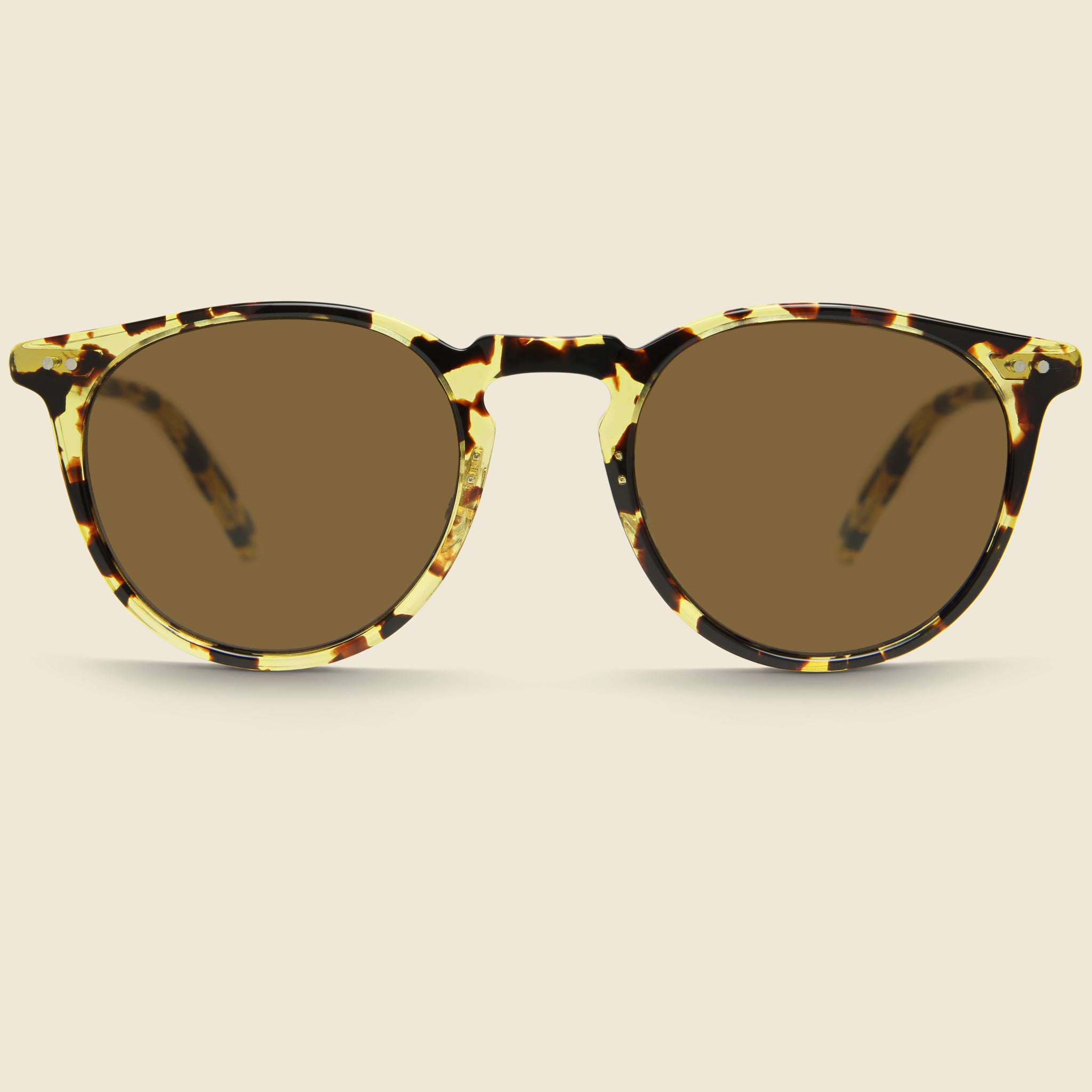 Ocean 46mm - Black Tortoise-Gold/Sienna - Garrett Leight - STAG Provisions - Accessories - Eyewear