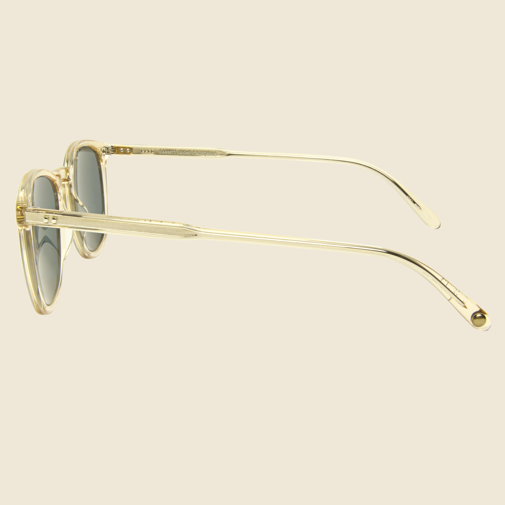 
                          Kinney 49mm - Champagne Polarized - Garrett Leight - STAG Provisions - Accessories - Eyewear
                        