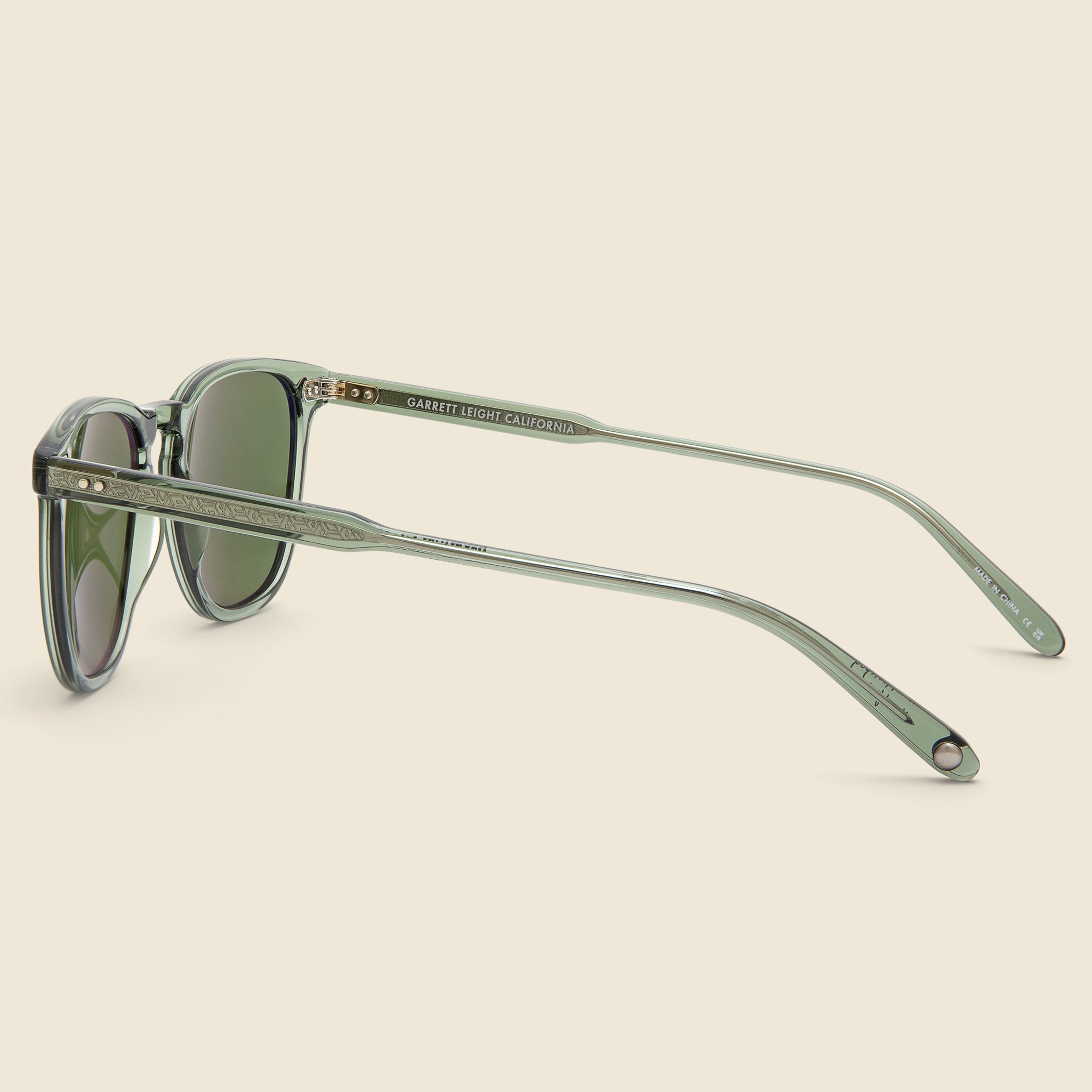 
                          Brooks 47 II - Juniper/Pure Green - Garrett Leight - STAG Provisions - Accessories - Eyewear
                        