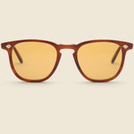 Brooks 47 II - Vintage Burnt Tortoise/Pure Maple - Garrett Leight - STAG Provisions - Accessories - Eyewear